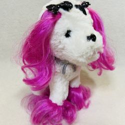 7” Beverly Hills Princess Puppy Dog Pink Styling Hair