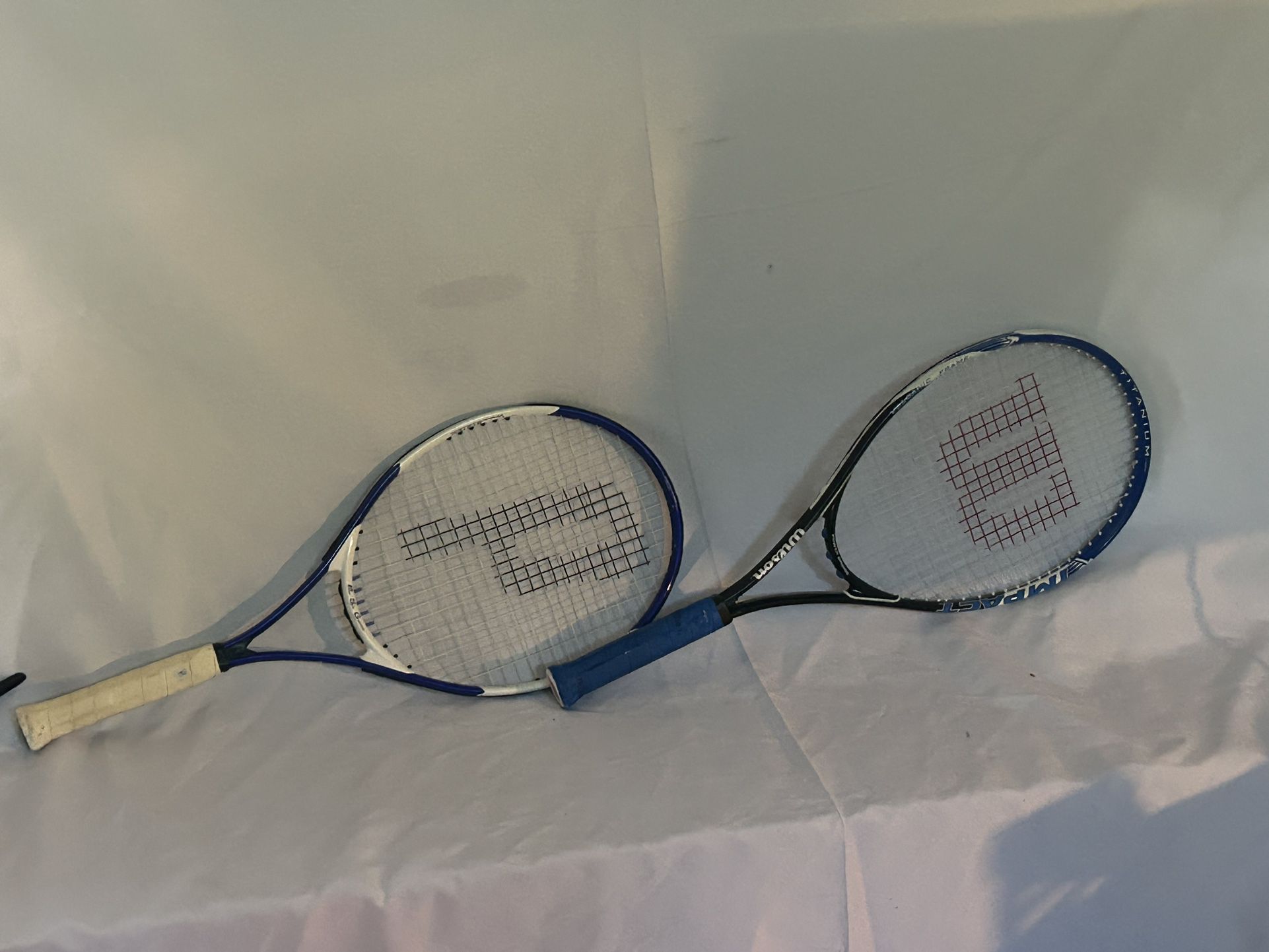 2 Tennis Racquet’s Prince & Wilson