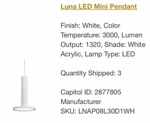 3 beautiful pendent lights