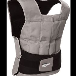 New Sealed Box Adjustable 40 lb weighted vest Adjustable weight for customized workout sweat resistant comfort fit design one size fits most,