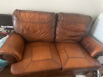 Leather armchair