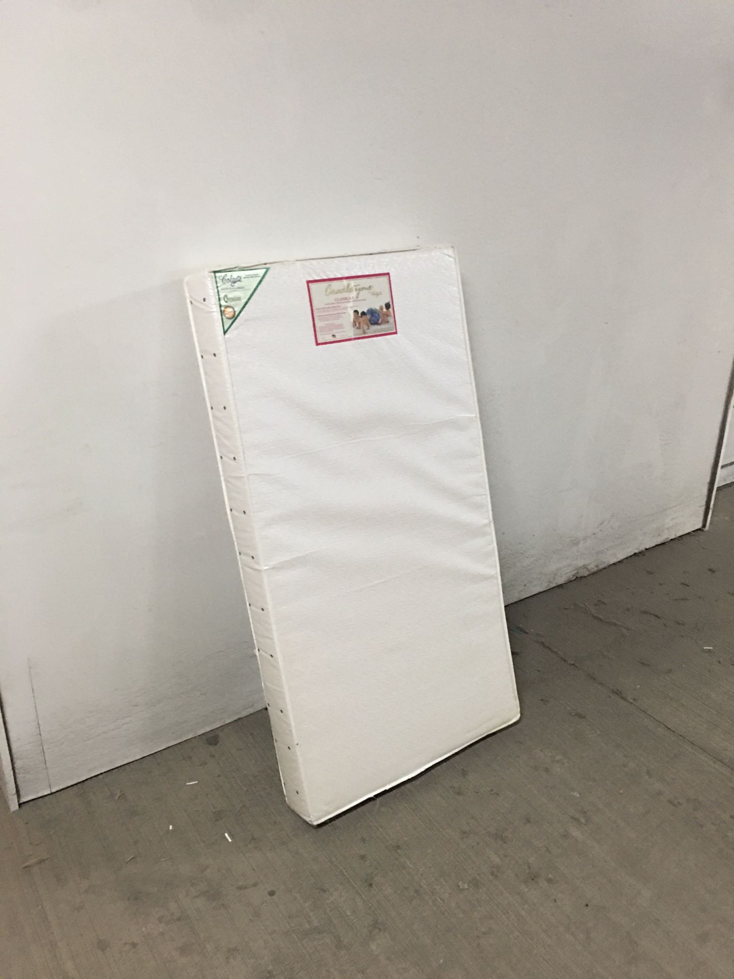 Baby Crib Mattress & Metal Spring Frame