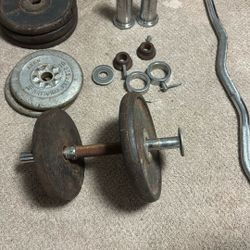 Weight And Curl Bar