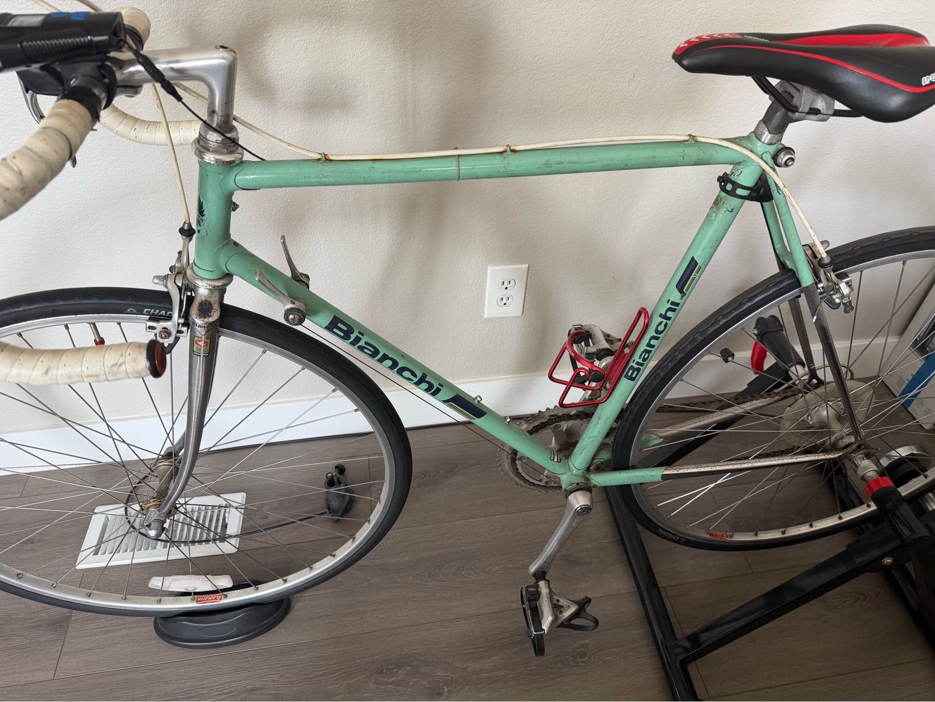 Vintage Bianchi Celeste Road Bike - Columbus Steel & Campagnolo - Made in Italy