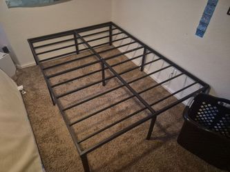 Jeto Full Size Bed Frame Metal - Black