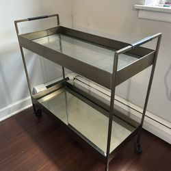 The object is made of glass.