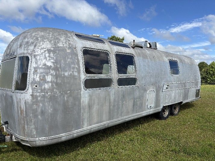 Classic vintage Airstream ready for its next adventure or restoration project!
