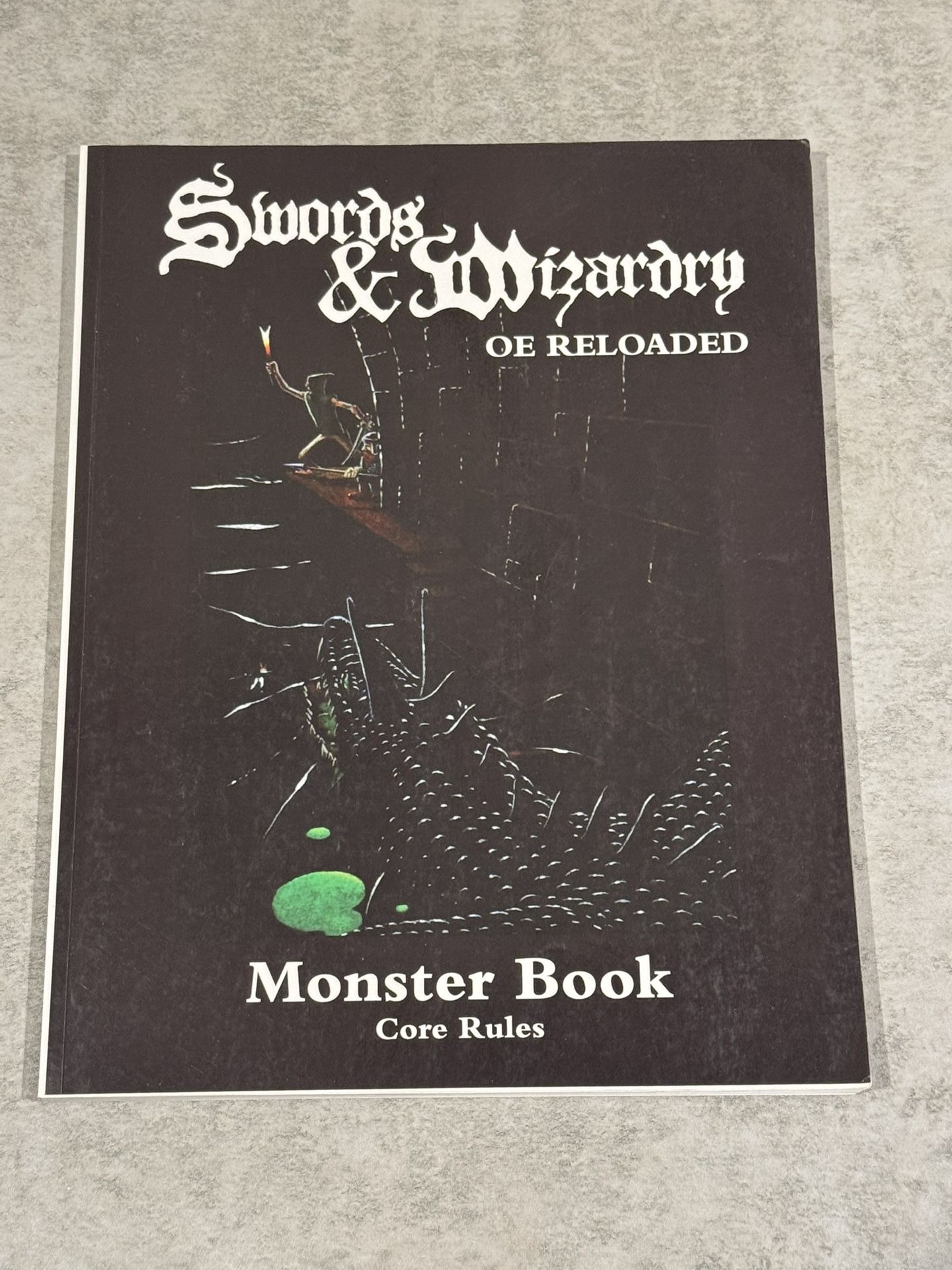 Swords & Wizardry RPG OE Reloaded MONSTER BOOK Core Rules SC