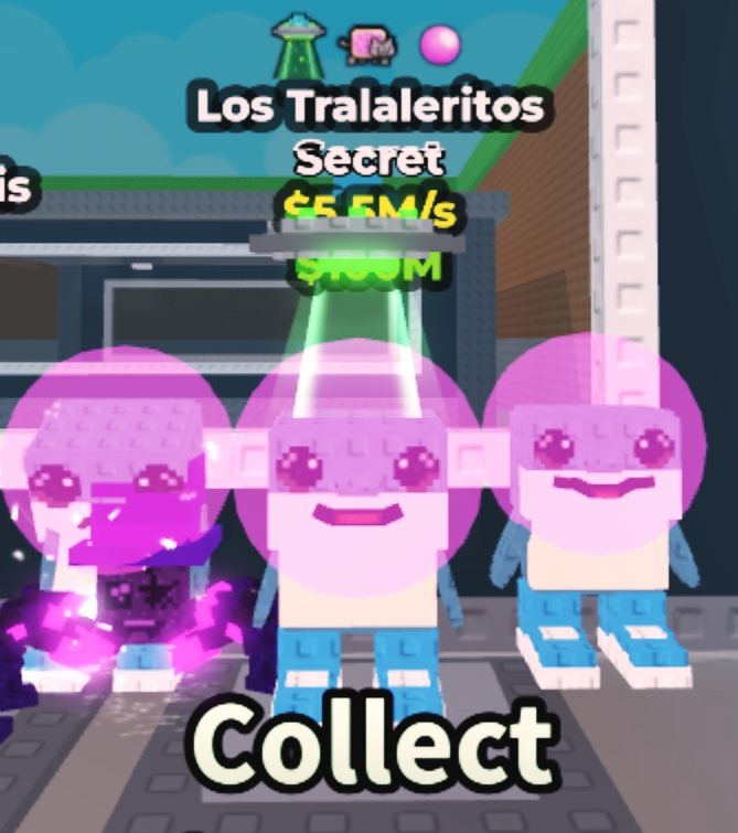 Los Tralaleritos With Traits 5.5m Per Second Steal A Brainrot