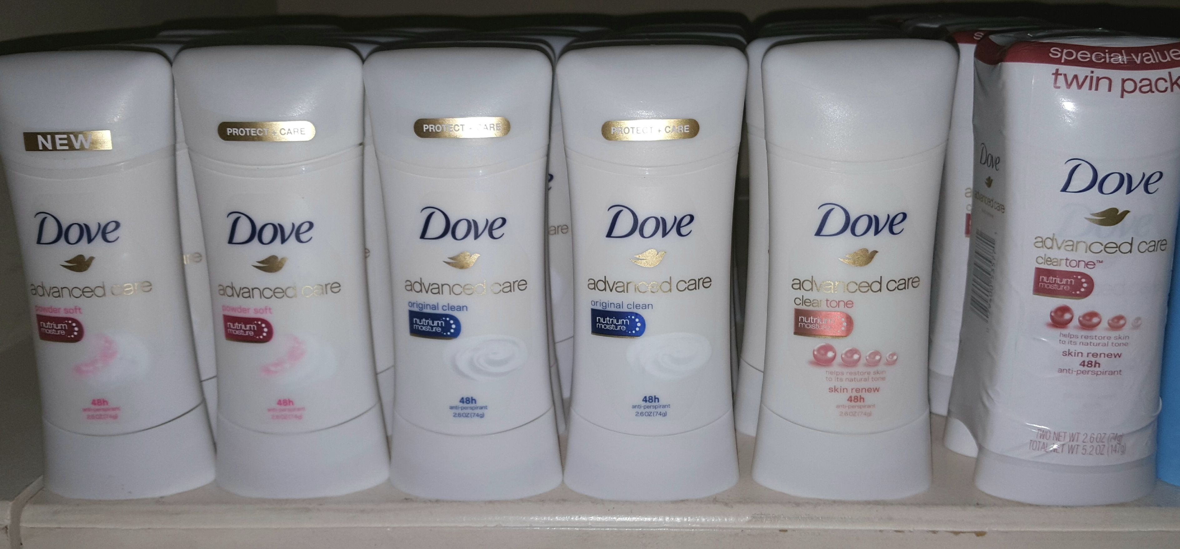 Dove Advance Antiperspirant deodorant