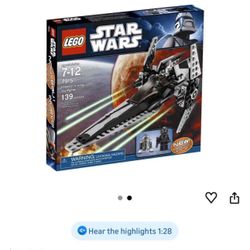 Brand New Star Wars V wing starfighter LEGOS