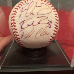 Signed Baseball By Paul Goldschmidt, Robbie Ray,Patrick Corbin, 2 Others 