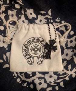 Chrome Hearts Rubber Chain Necklace w/ Cross Pendant – Excellent Condition