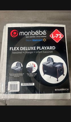 Monbebe Flex Deluxe Playard with Bassinet and Changer