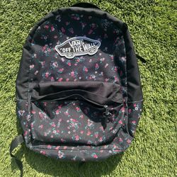 Vans flower backpack