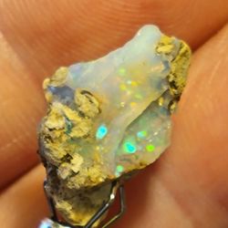 4.60ct Sparkling Ethiopian Fire Opal Rough Untreated Crystal 