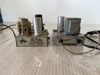 The Fisher Preamplifier (Model PR-6) & Lafayette Single-Tube Mono 1950 UNTESTED