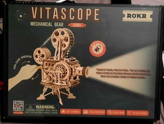 Buildable vitascope projector and buildable telescope
