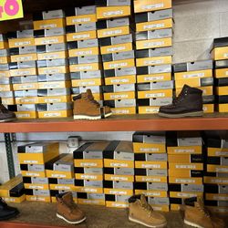 Real Leather Work Boots $48