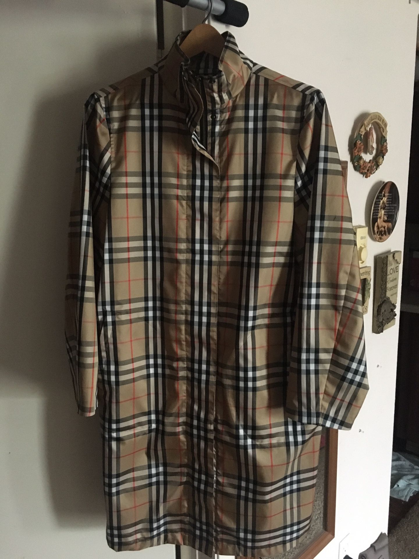 Authentic burberry jacket nova check