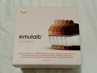 Brand New Emulait Glass Milk Bottle
