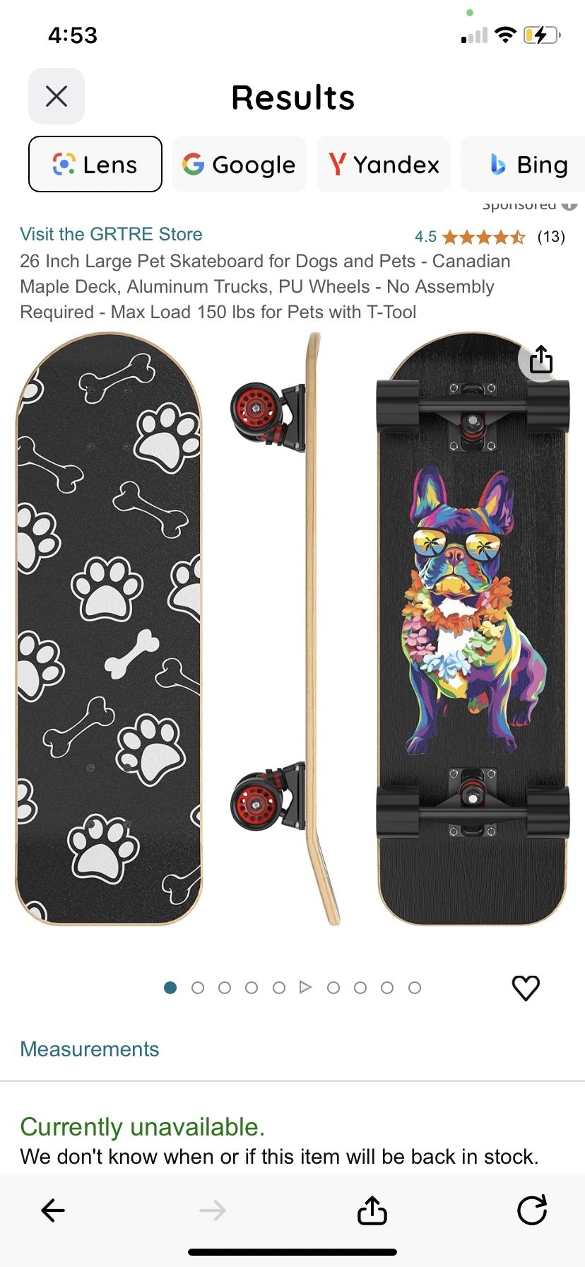 Pet Skateboard