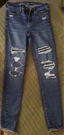 American Eagle Distressed Skinny Jeans