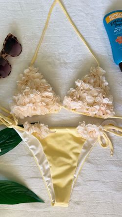 ✨ Bikini Floral 3D – Elegancia y Delicadeza ✨