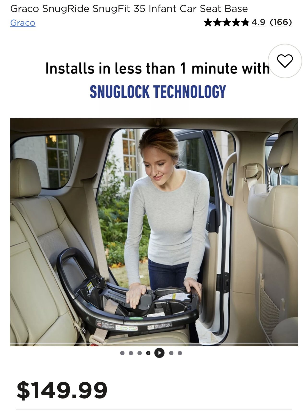 Graco SnugRide SnugFit 35 Infant Car Seat Base