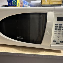 White Microwave