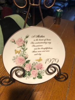 Vintage Mother’s Day Plate