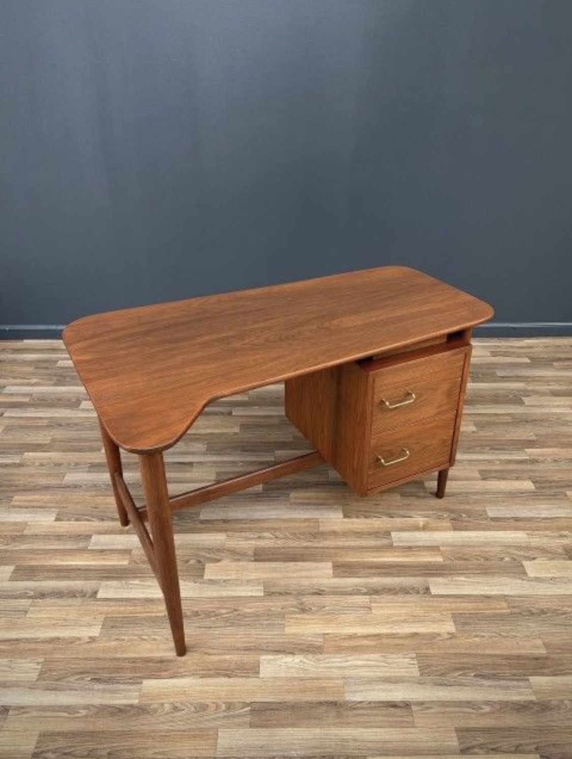 Mid-Century Modern Desk by Merton Gershun for American of Martinsville, c.1950’s - Delivery Available