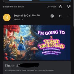 Beyond Wonderland Ticket
