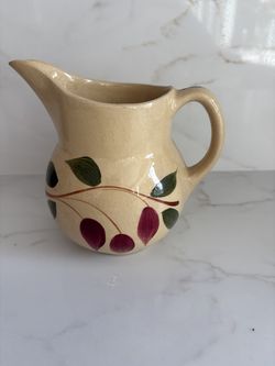 Watt Pottery Company ceramic pitcher