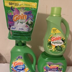 Gain Laundry Detergent Bundle 