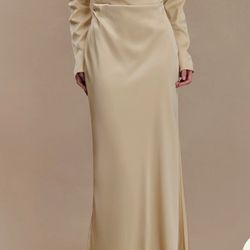 Yellow Maxi Meshki Dress Size Small