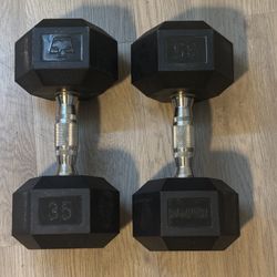 35 lb Dumbbell Weights 