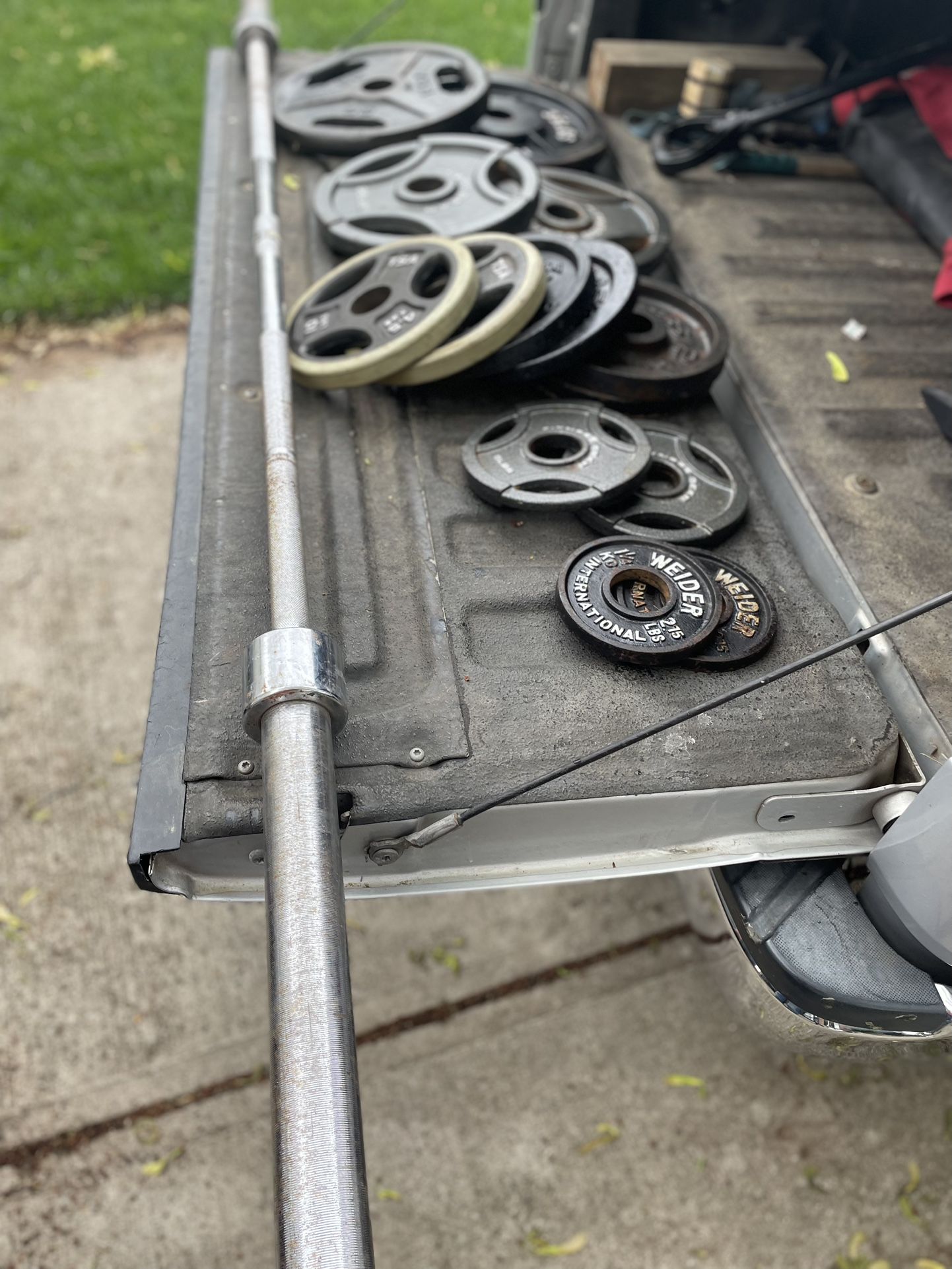 Olympic Weights And Bar