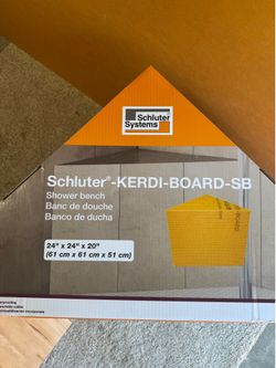 Kerdi Triangular Shower Bench 24 in. x 24 in. x 20 in.