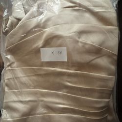 Satin Bridesmaid Dresses for Women Mermaid Square Neck Prom Dress Long Slit Pleated Formal Evening Gowns with Scarf