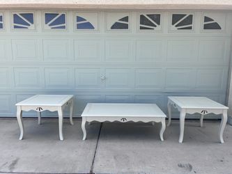 3 piece living room table set