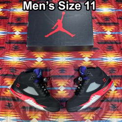 Nike Air Jordan 5 Retro "Top 3" CZ1786-001 - Black Red Grape Men’s Size 11