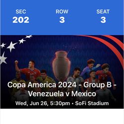 Copa America 2024 Venezuela vs Mexico 