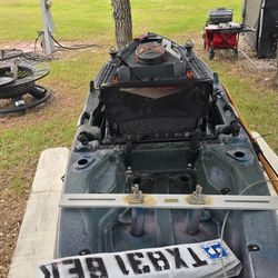 Old Town Kayak and trolling motor
