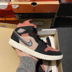 Jordan 1 Mid Canyon Rust size 12W 10.5M  USED