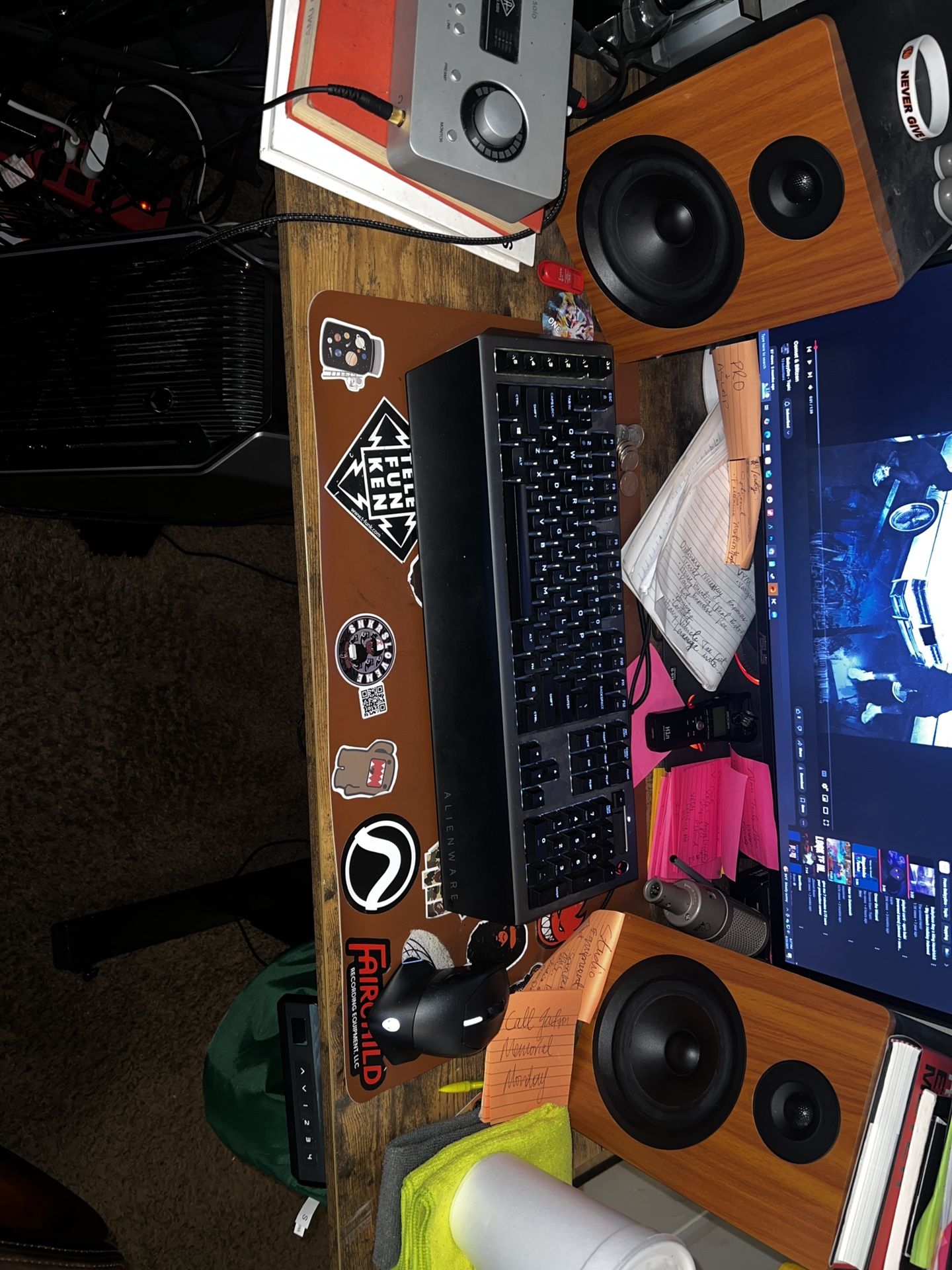 (4 Days Left!) Dark Wood Standing Desk