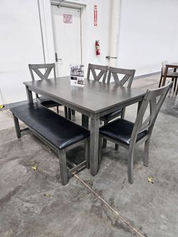 BRAND NEW 6PCS DINNING TABLE SET $389