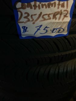 235-55-27  4set continental $75 one