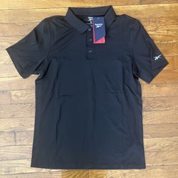 Reebok Men Polo Black Size S Small