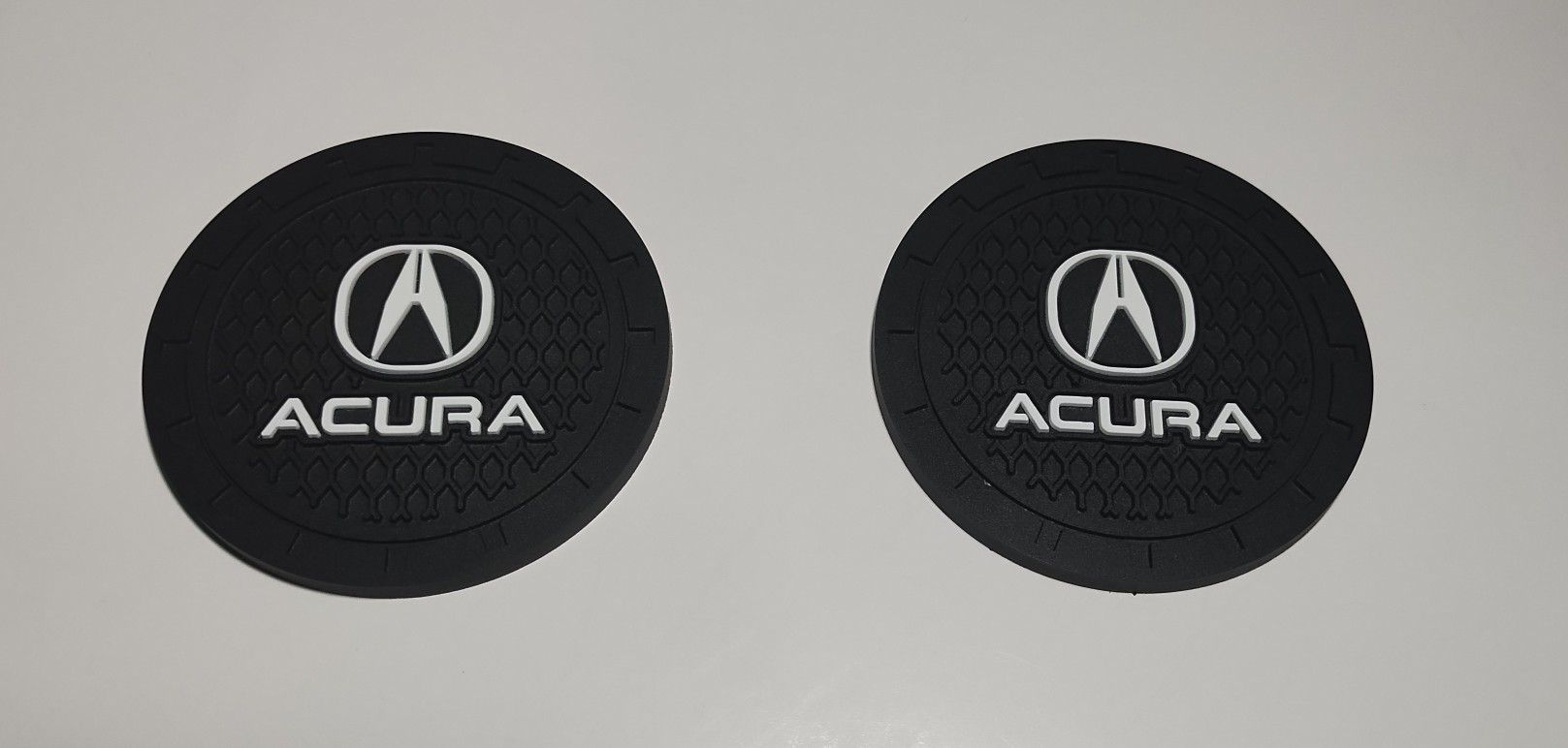 Set Of 2 New Acura Holder Max Pad Silicone Coasters